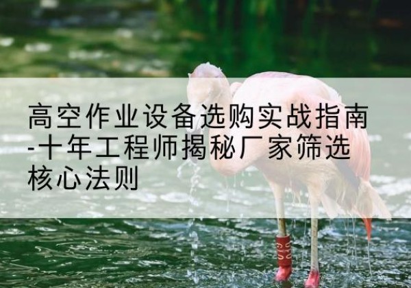 会理剪叉式升降机厂家-高空作业设备选购实战指南-十年工程师揭秘厂家筛选核心法则